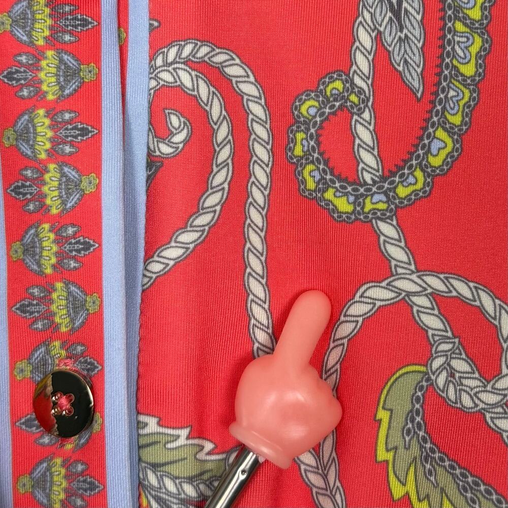 Gretchen Scott Twist & Shout Paisley 3/4 Sleeve Dress Size XL - Picture 3 of 6